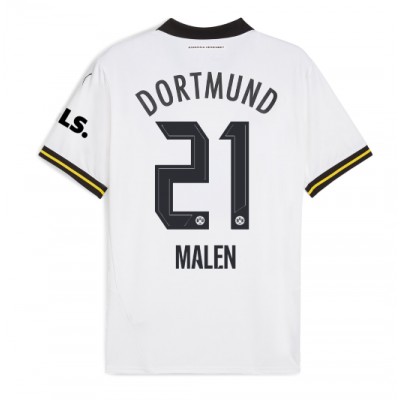 Moški Nogometni dresi Borussia Dortmund Donyell Malen #21 Tretji 2024-25 Kratek Rokav Moški Nogometni dresi Borussia Dortmund Donyell Malen #21 Tretji 2024-25 Kratek Rokav